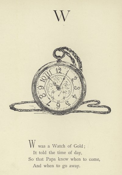 The Letter W by Edward Lear
